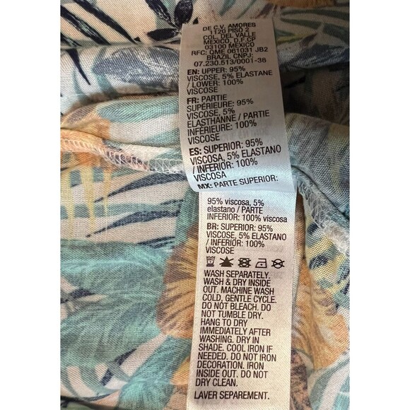 Roxy Sundress  Size M  Stripes & Floral w Removable Straps - Picture 10 of 10